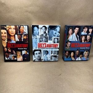 Grey’s Anatomy Complete Seasons 1-3 DVD. Collection
